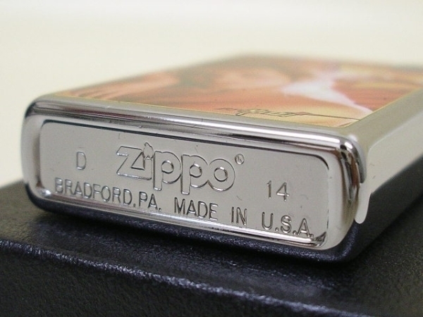 ZIPPO_5060 by Mazzi マッツィ 蝶々 セクシー シルバー レギュラータイプ ジッポー オイルライター 新品 送料無料_画像3