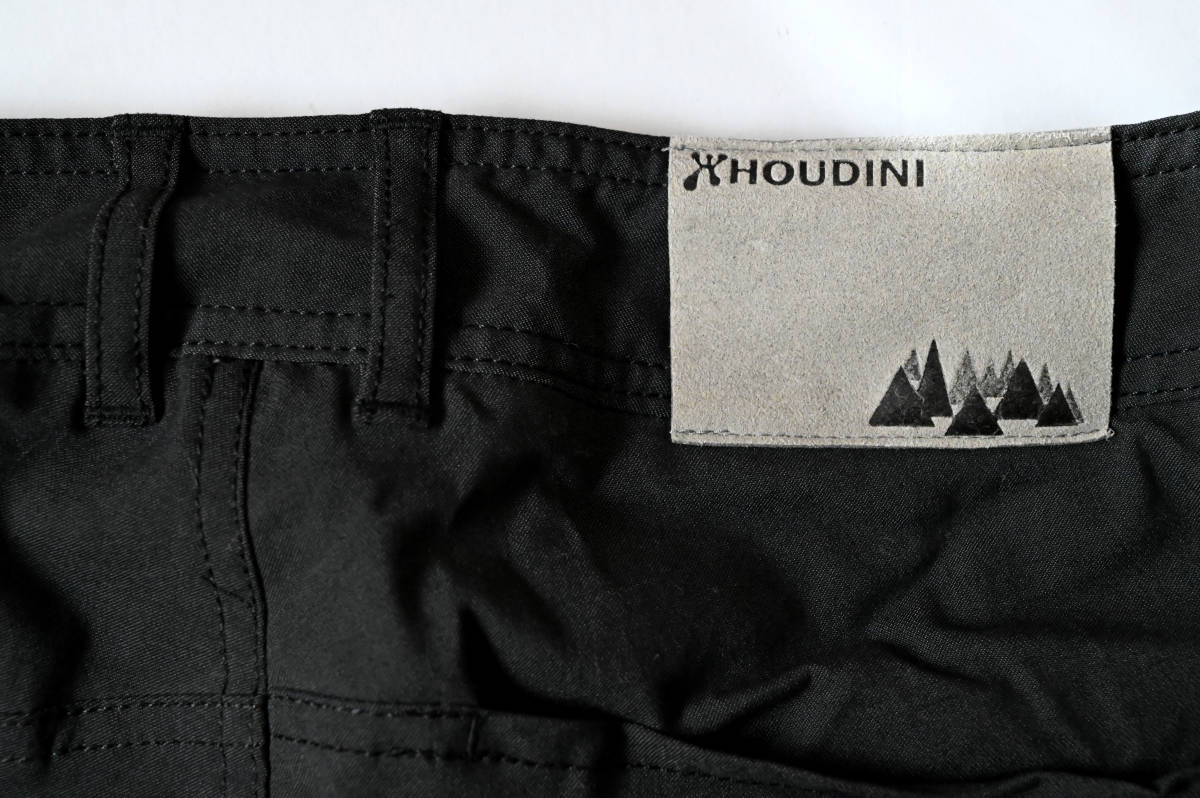 XS HOUDINI Action Twill Shorts フーディニ アクション ツウィル ショーツ ショートパンツ ハーフ 登山 アウトドア ハイキング ブラック黒