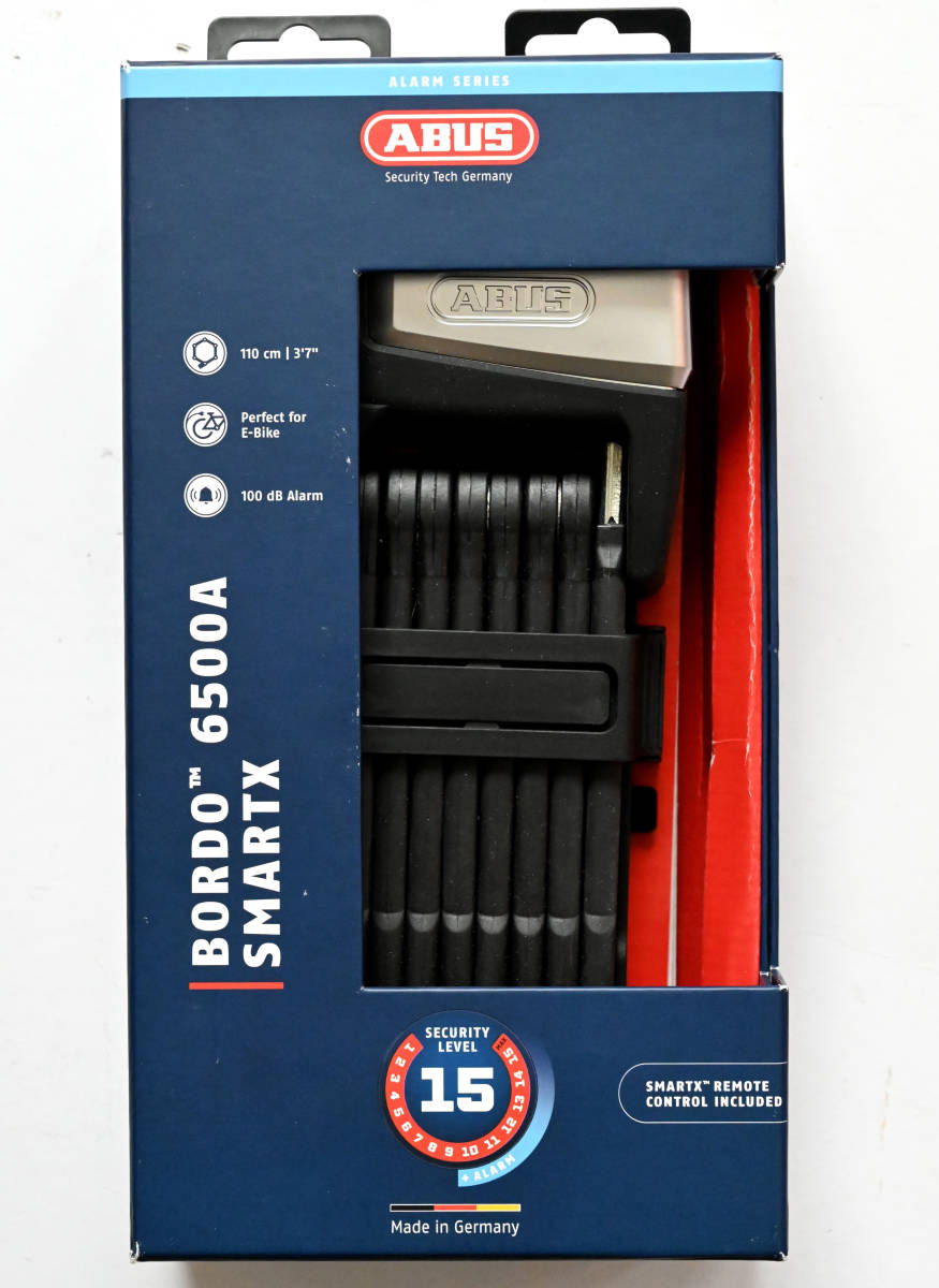 ABUS ブレードロック 6500A 110cm Bordo Smart X アブス アバス ABUS ブレードロック 6500A 110cm Bordo Smart X アブス アバス