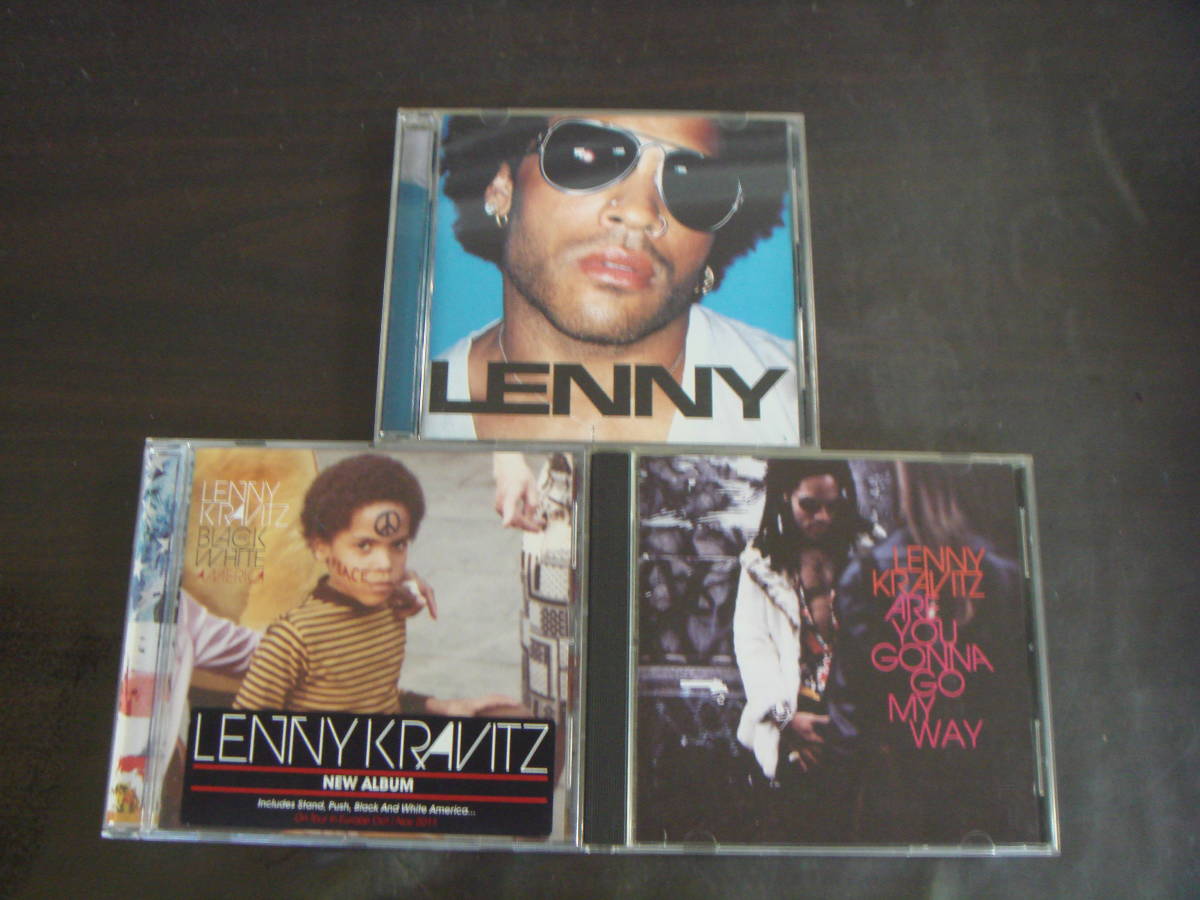 LENNY　KTAVITZ　輸CD3枚セット　ARE　YOU　GONNA　GO　MY　WAY　BLACK　AND　WHITE　AMERICA　LENNY_画像1