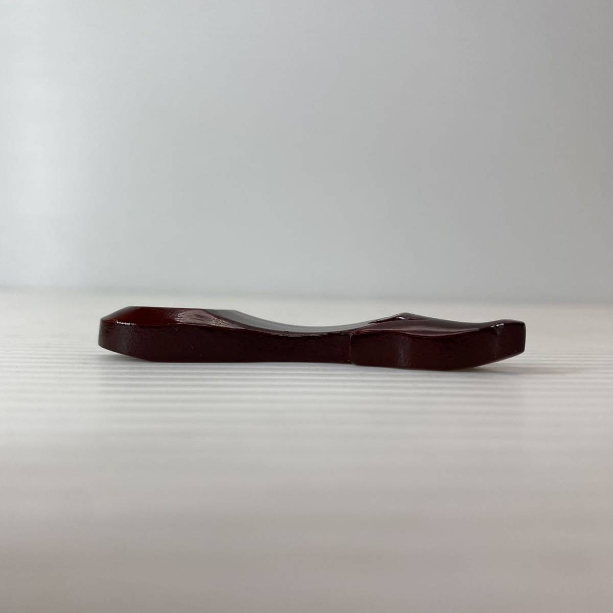 鎌倉彫 箸置き 茄子 ナス 5個セット 木製 漆器 未使用_画像5