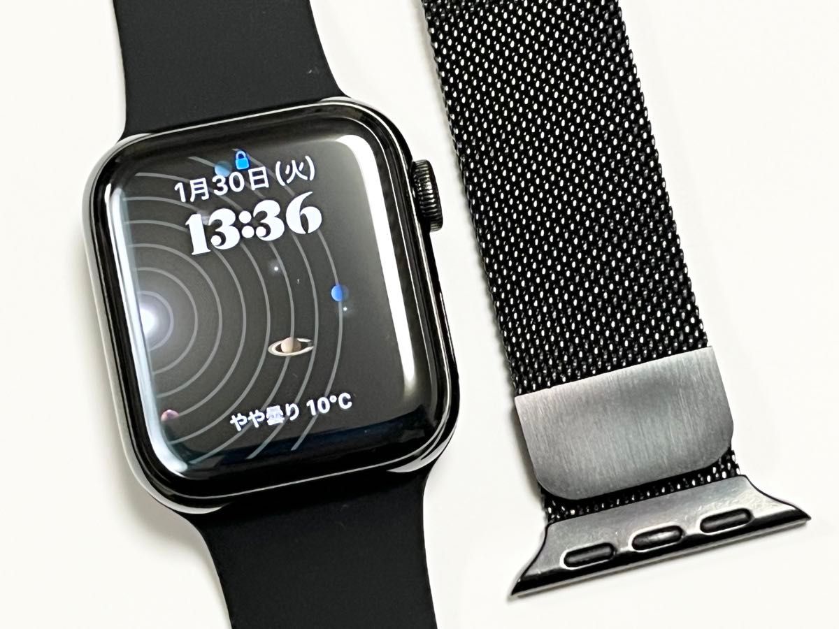 美品】Apple Watch Series5 GPS+Cellularモデル 40mm スペース 美品】Apple Watch Series5 GPS+Cellularモデル 40mm スペース