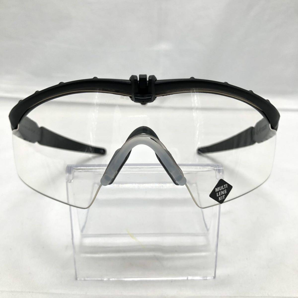 【美品】OAKLEYオークリー サングラス SI BALLISTIC M FRAME2.0 STRIK マットブラック 30-135 ポーチ 曇り止め付き YS 40XS_画像7