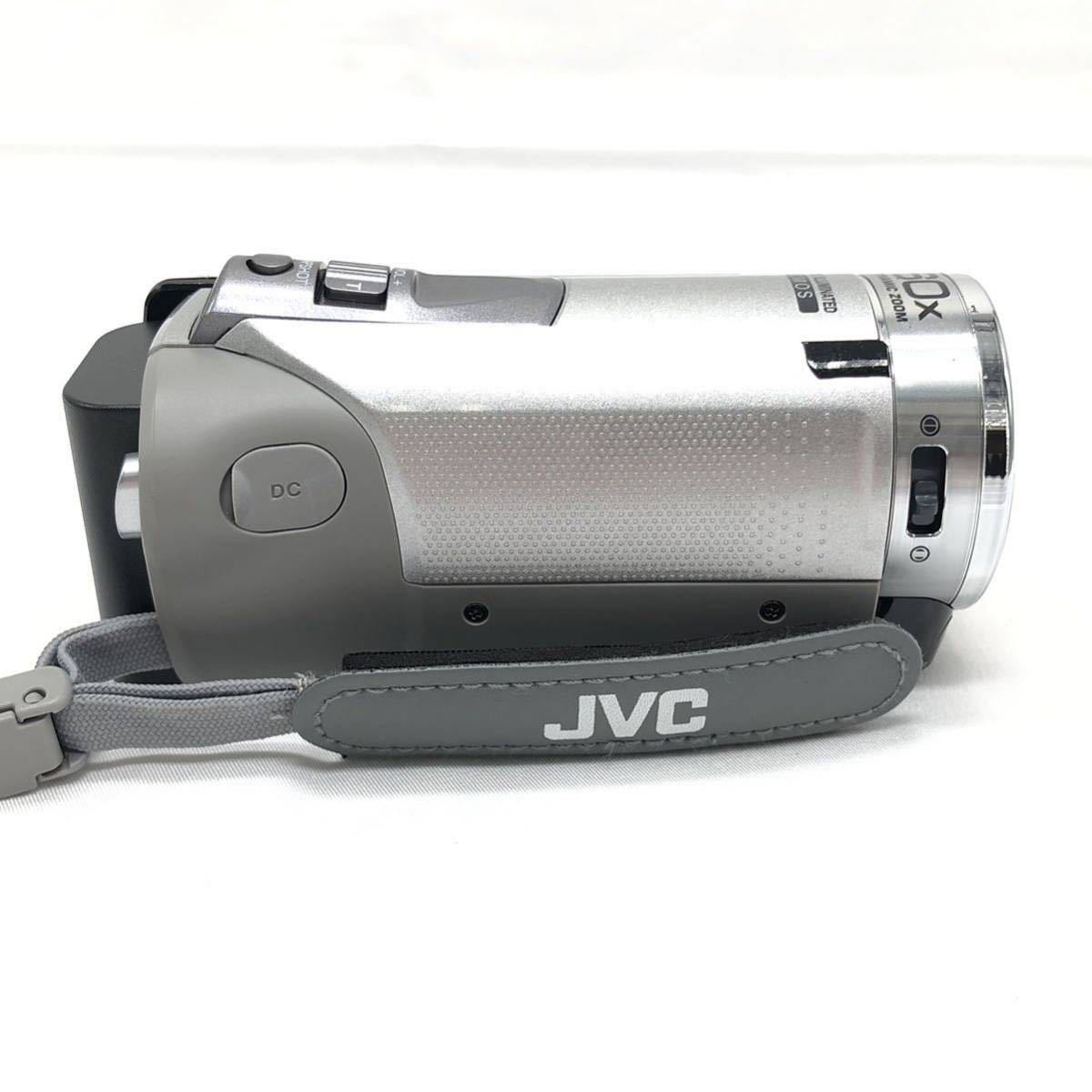 JVC Everio デジタルビデオカメラ エブリオ シルバー ケンウッド GZ-HM133-S FULL HD 中古 通電確認済み YS 9NMG_画像3