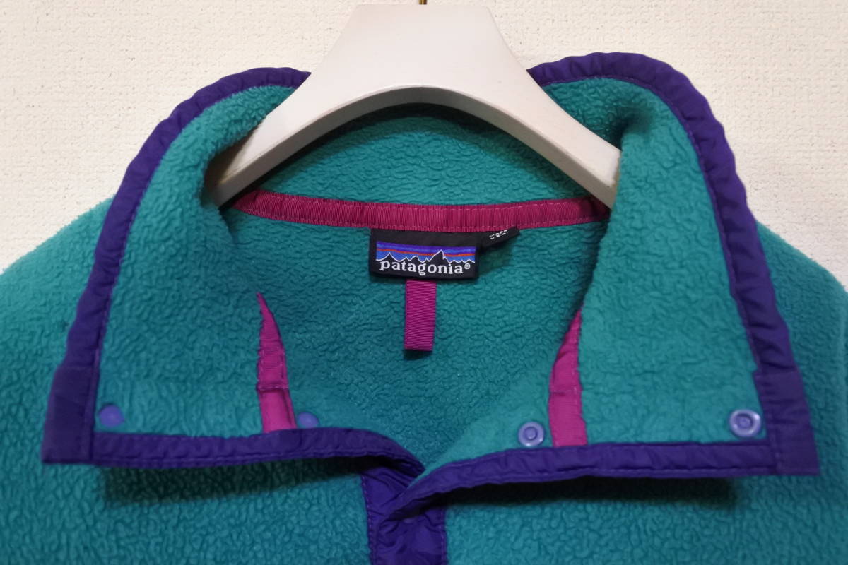 90's patagonia パタゴニア スナップT フリース size S USA製 90's patagonia パタゴニア スナップT フリース size S USA製