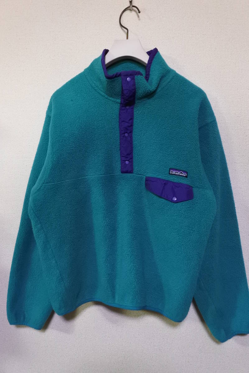 90's patagonia パタゴニア スナップT フリース size S USA製 90's patagonia パタゴニア スナップT フリース size S USA製