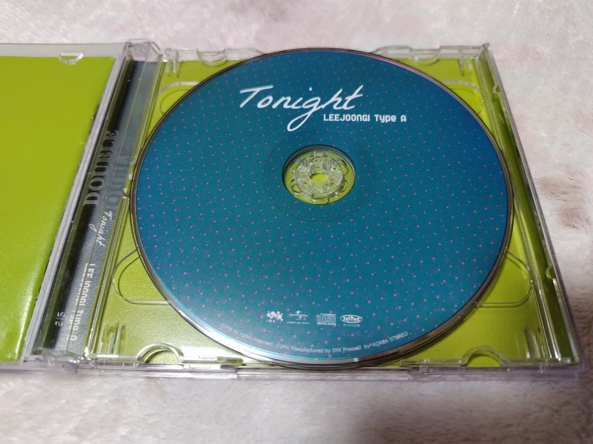 イ・ジュンギ　CD　Tonight　Type 　A（CD+DVD）