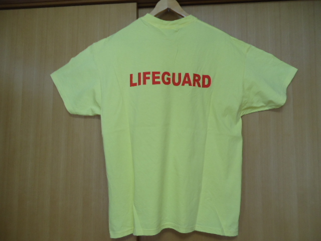   блиц-цена 　...　LIFEGUARD　 жизнь   защита  　 сотрудники 　Ｔ рубашка  　 жёлтый  цвет 　ＸＬ　②