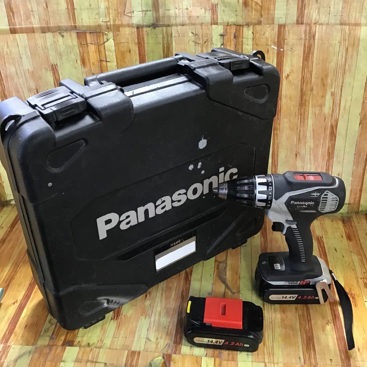 【中古品 / 動作品】Panasonic(パナソニック) EZ7443LS2S-H コードレスドリルドライバ