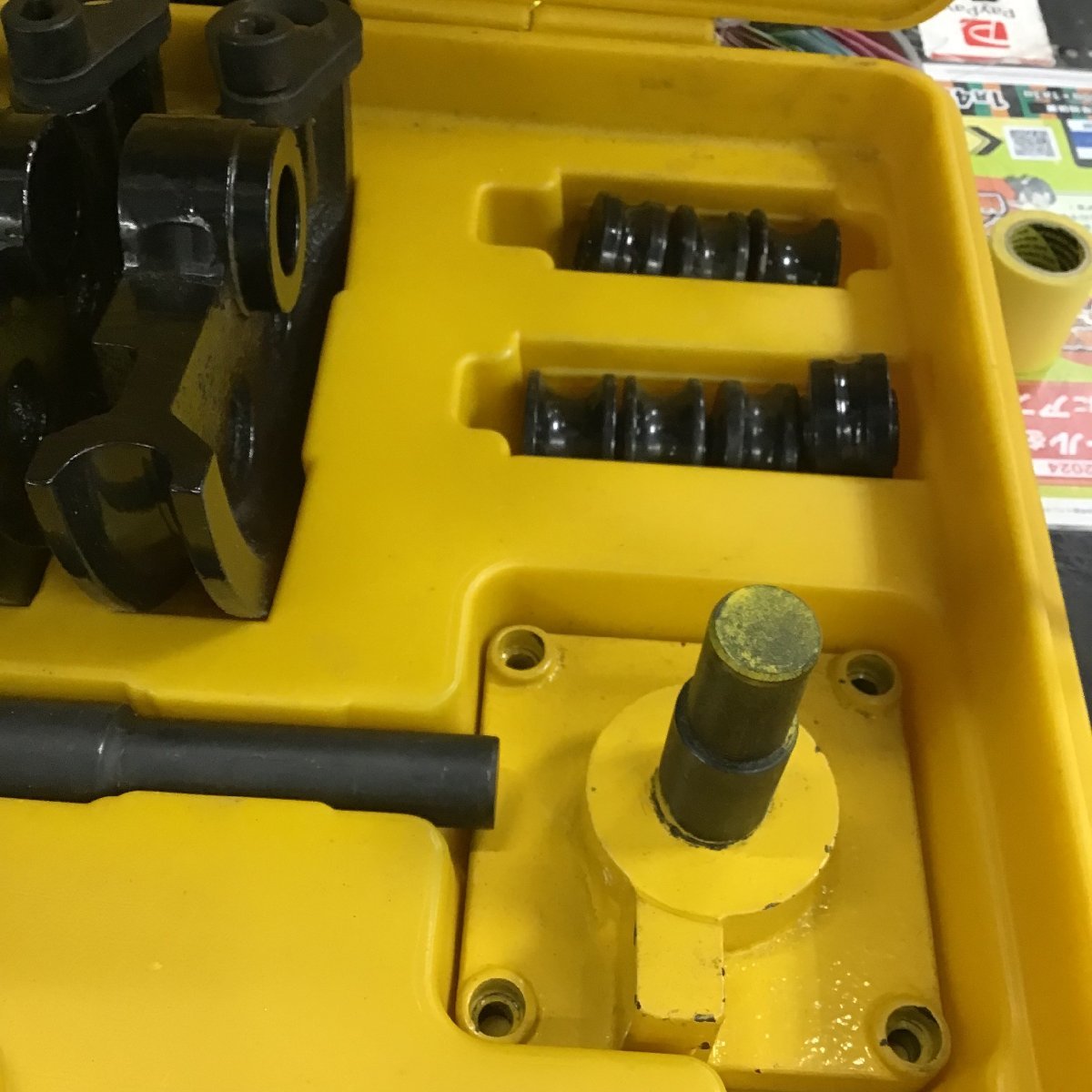 【中古品 / 動作品】▼ MANUAL PIPE BENDER マニュアルパイプベンダー HHW-25S パイプ曲げ 圧着工具　27kg【格安出品♪】_画像2