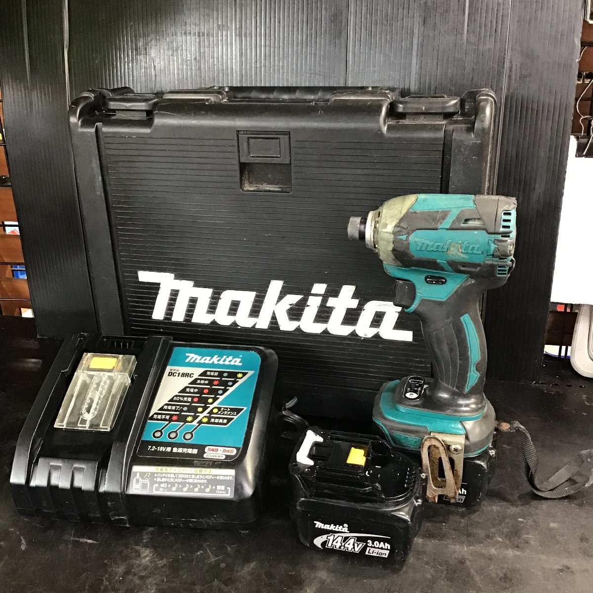 【中古品 / 動作品】★マキタ(makita) コードレスインパクトドライバー TD148DRFX【格安出品♪】_画像1