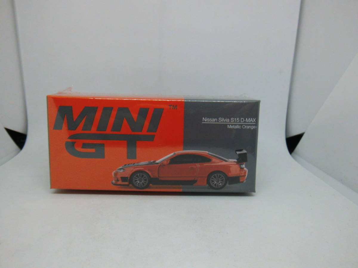 MINI GT #581 NISSAN SILVIA S15 D-MAX METALLIC ORANGE ミニGT #581 ニッサン シルビア S15 D-MAX メタリックオレンジ_画像1