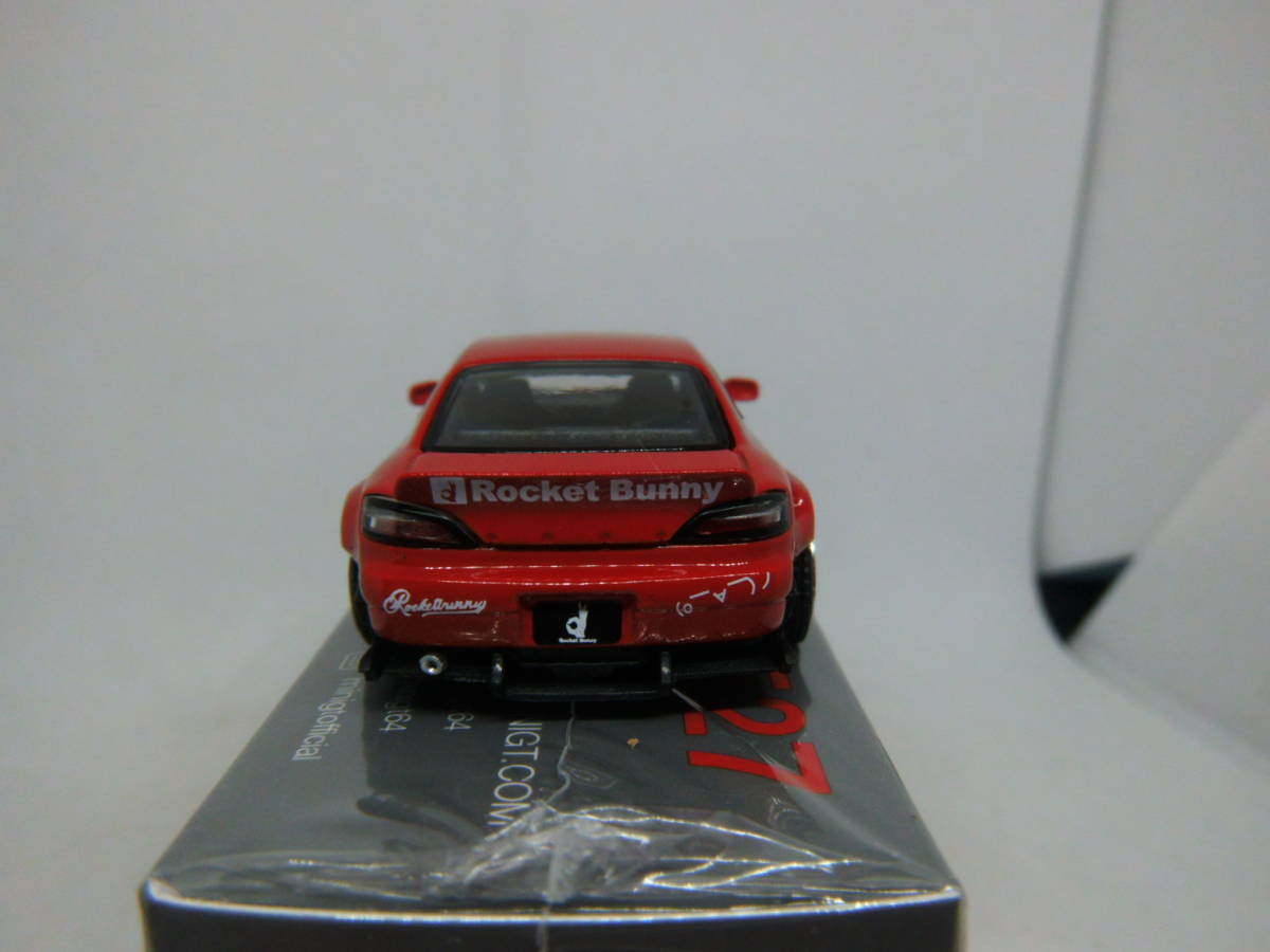 TMS MODEL MINI GT NISSAN SILVIA ROCKET BUNNY RED ミニGT ニッサン シルビア ロケットバニー レッド_画像7