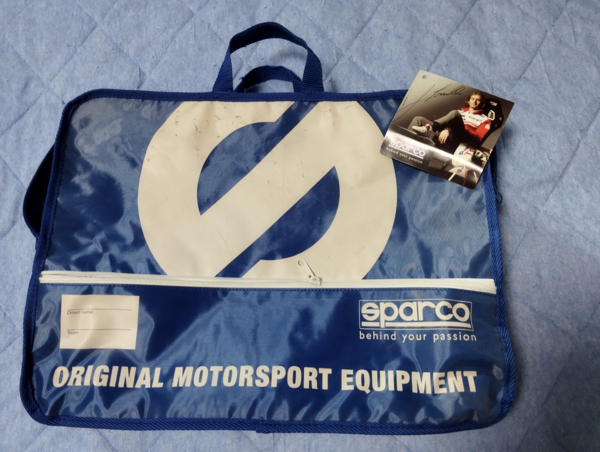 SPARCO スパルコ 4輪 レーシングスーツ Lサイズ EU 52 8856-2000 FIA 収納袋 アラミド繊維_画像6