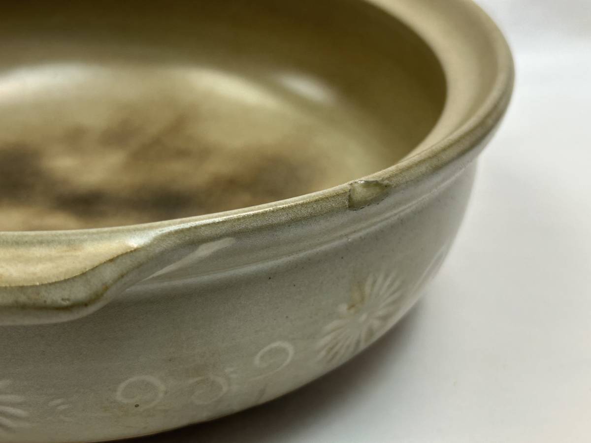 ** [ silver . earthenware pot ] flower Mishima ten thousand old .9 number (3~4 person for ) **