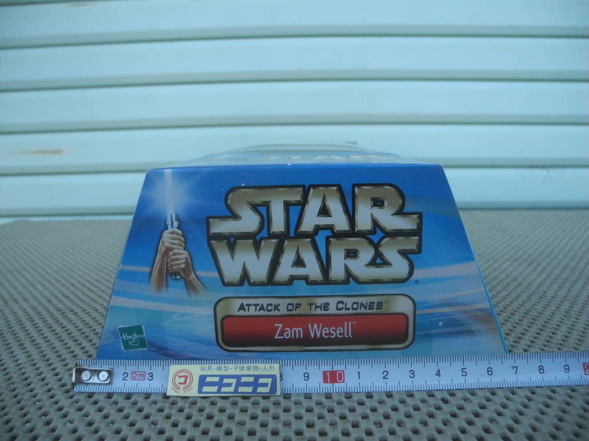 【新品未開封】CATTACK OF THE CLONES Zam Weswll トミー スターウォーズ ザム・ウェセル フィギュア レトロ 昭和 当時_画像5