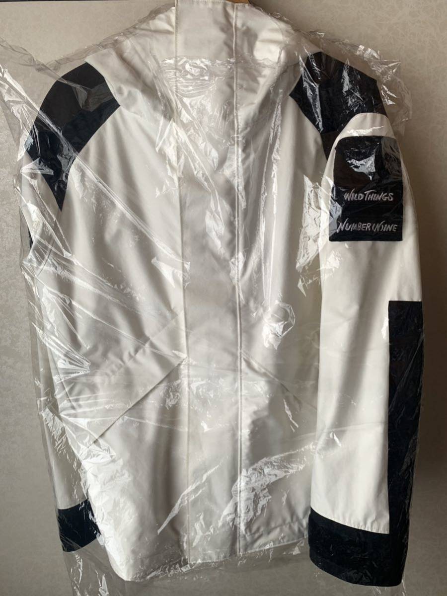 WILD THINGS ワイルドシングス　NUMBER(N)INE ナンバーナイン　マウンテンパーカー JACKET ジャケット WHITE 白　BLACK 黒　Mサイズ_画像3