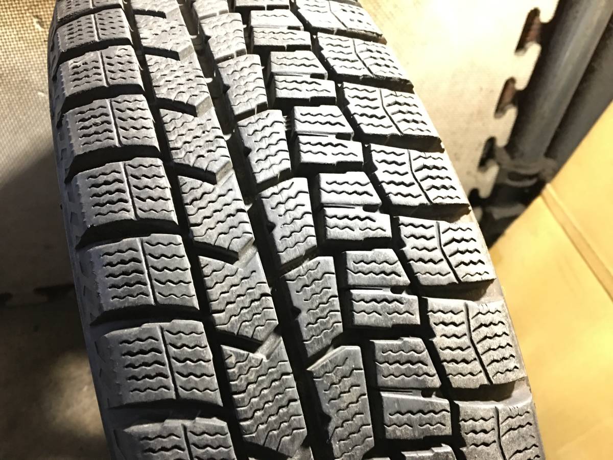 N-BOX【165/55R15】バリ山ダンロップ スタッドレスタイヤ【15×4.5J+45 PCD100 4H】ホンダ純正アルミホイール 4本 軽自動車_画像3