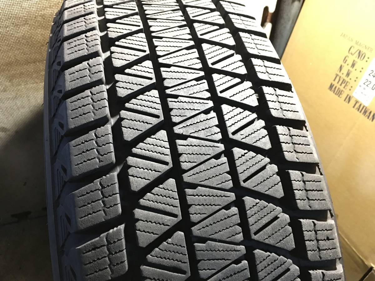 【225/65R17】バリ山19年製BS DM-V3 スタッドレスタイヤ【17×7.5J+50 PCD114.3 5H】LMSPORTアルミホイール 4本 CX-5,CX-8,CR-Vなど_画像4