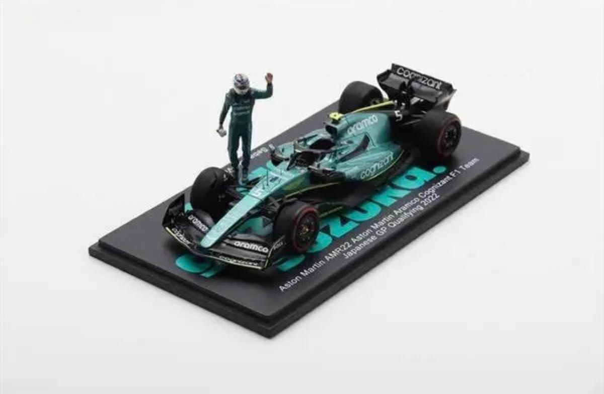 ポストホビー特注 1/43 アストンマーチン AMR22 F1 日本GP ベッテル 限定品  