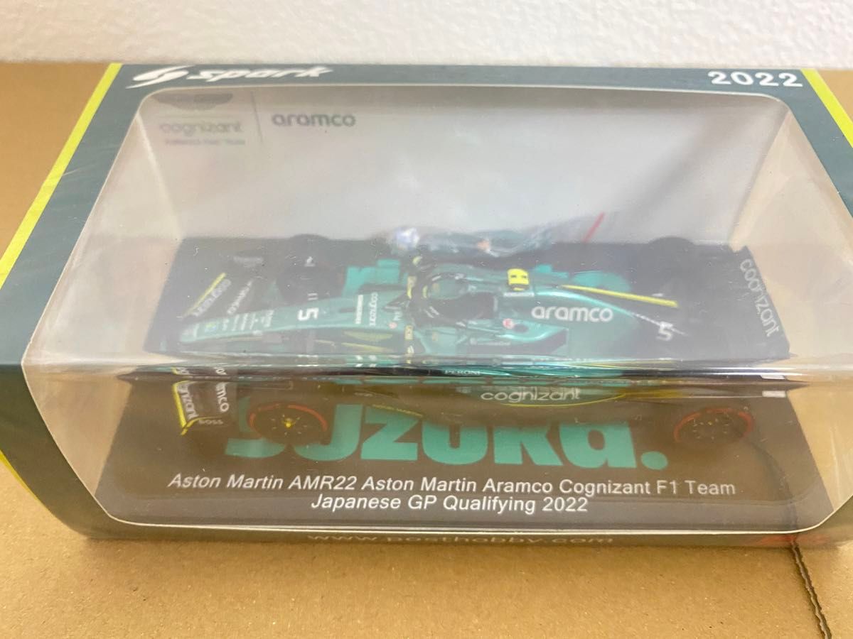 ポストホビー特注 1/43 アストンマーチン AMR22 F1 日本GP ベッテル 限定品  