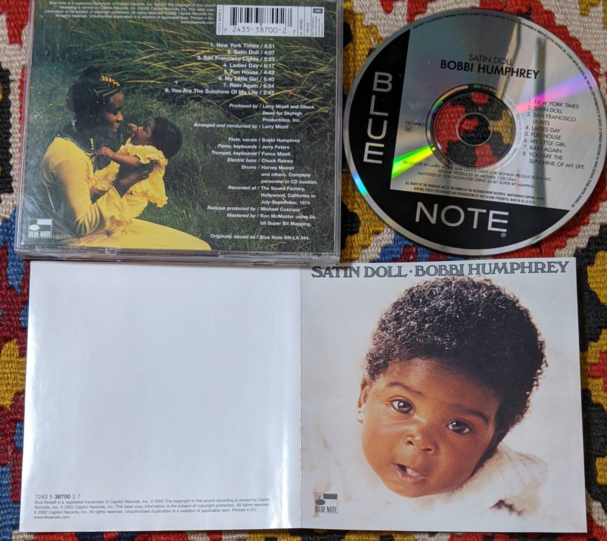 70's BLUE NOTE ボビー・ハンフリー (FL,VO) Bobbi Humphrey (CD)/ サテン・ドール Satin Doll 7243 5 38700 2 7 1974年録音_画像7