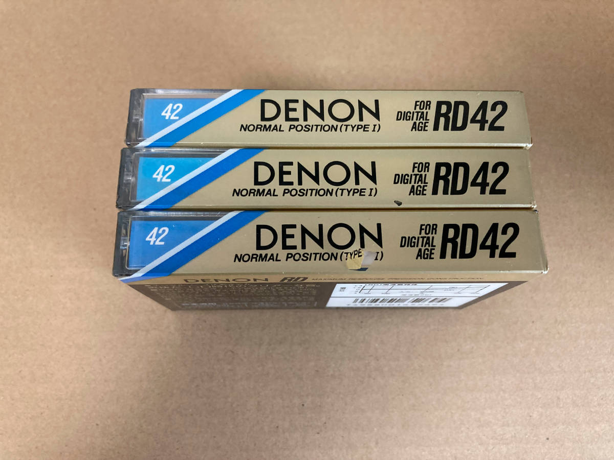カセットテープ DENON RD 3本_画像3
