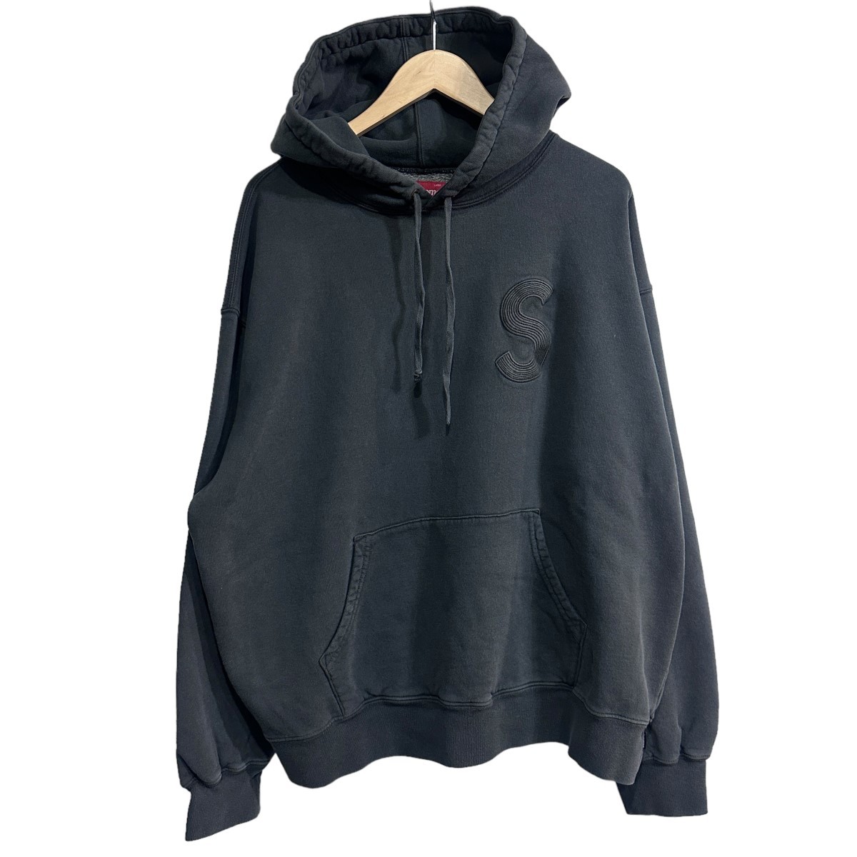 【美品】サイズL シュプリーム SUPREME　 23SS Overdyed S Logo Hooded Sweatshirt パーカー 商品番号：8065000167148-_画像1