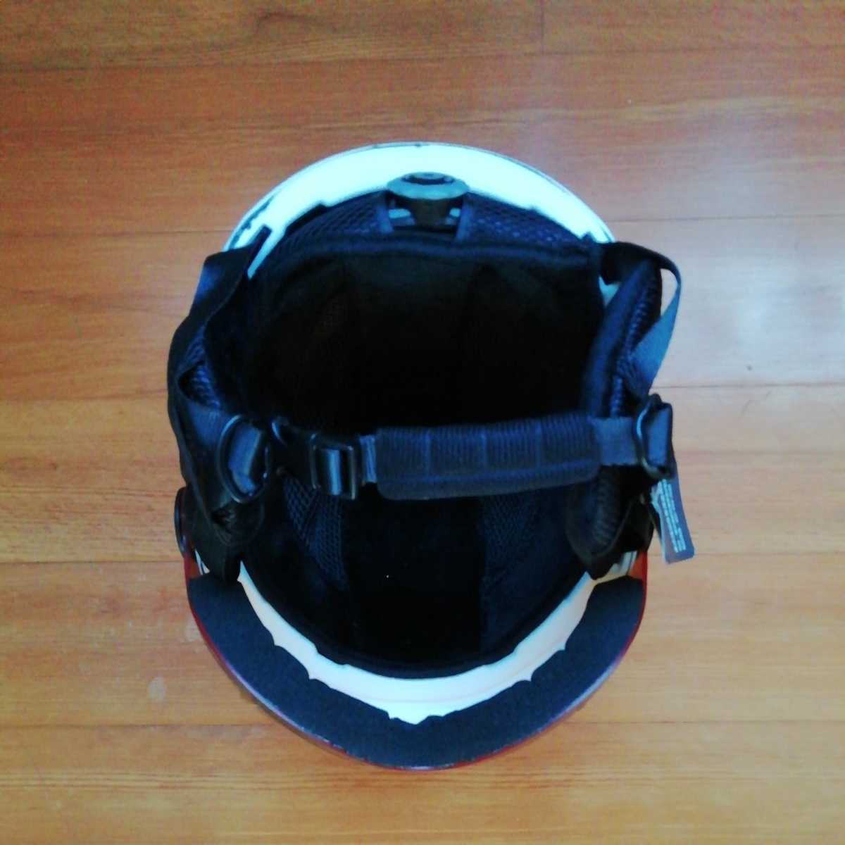 新品未使用 バイザー ヘルメット サイズ L（58cm～61cm）カラー マットホワイト スノーボードヘルメット スキーヘルメット ゴーグル _画像10