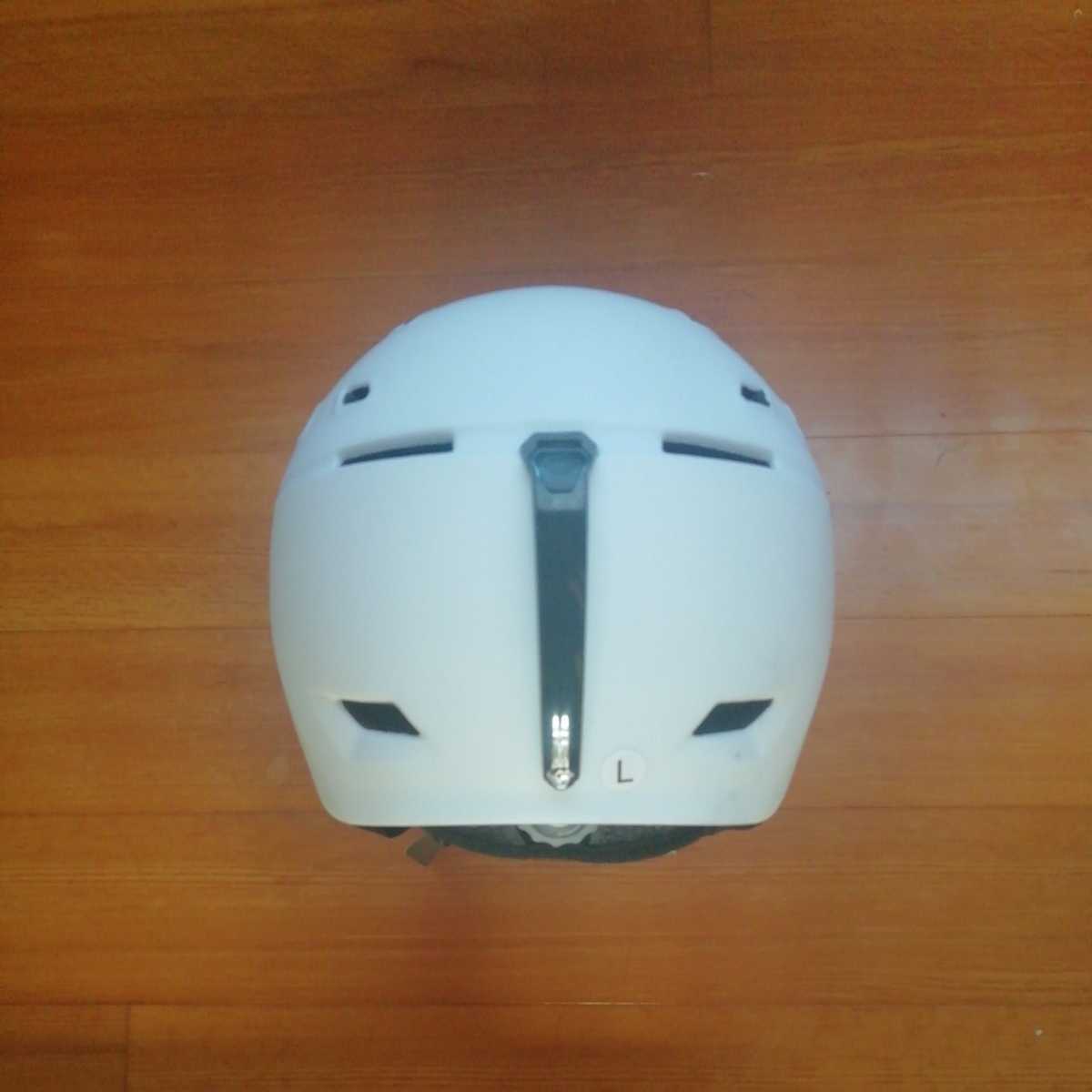 新品未使用 バイザー ヘルメット サイズ L（58cm～61cm）カラー マットホワイト スノーボードヘルメット スキーヘルメット ゴーグル _画像6