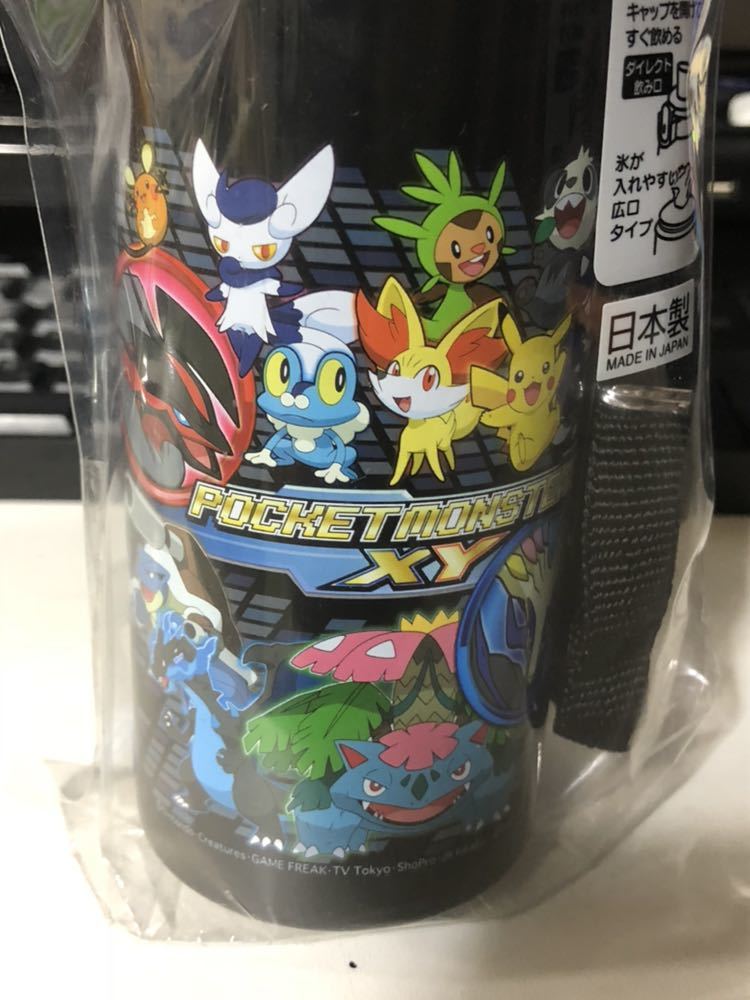 【未開封】直飲みプラワンタッチボトル 480ml ポケモンXY ポケットモンスターXY