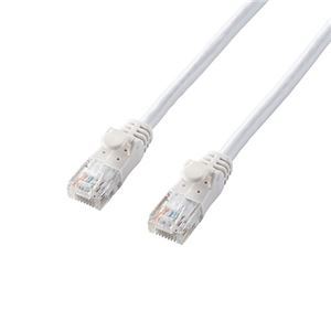 【新品】【5個セット】エレコム やわらかLANケーブル/CAT6A/10m/ホワイト LD-GPAY/WH10X5_画像1