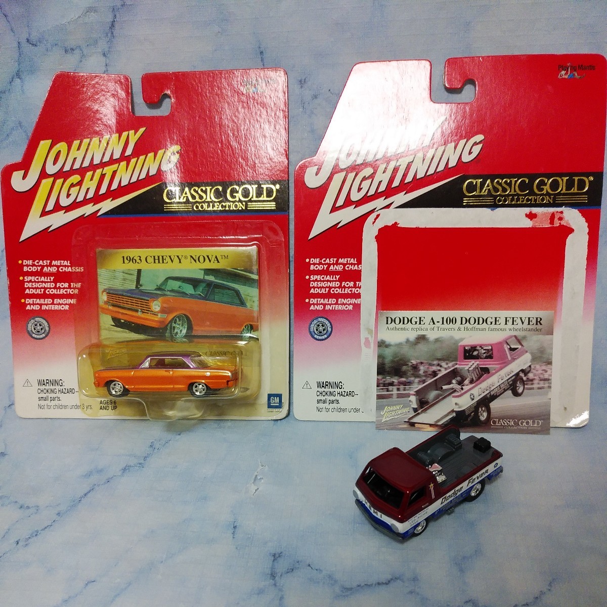 JOHNNY LIGHTNING ジョニーライトニング ミニカー　DODGE A-100 FEVER ダッジ　トラック　CHEVY NOVA シェビー　ノバ　レア　_画像1