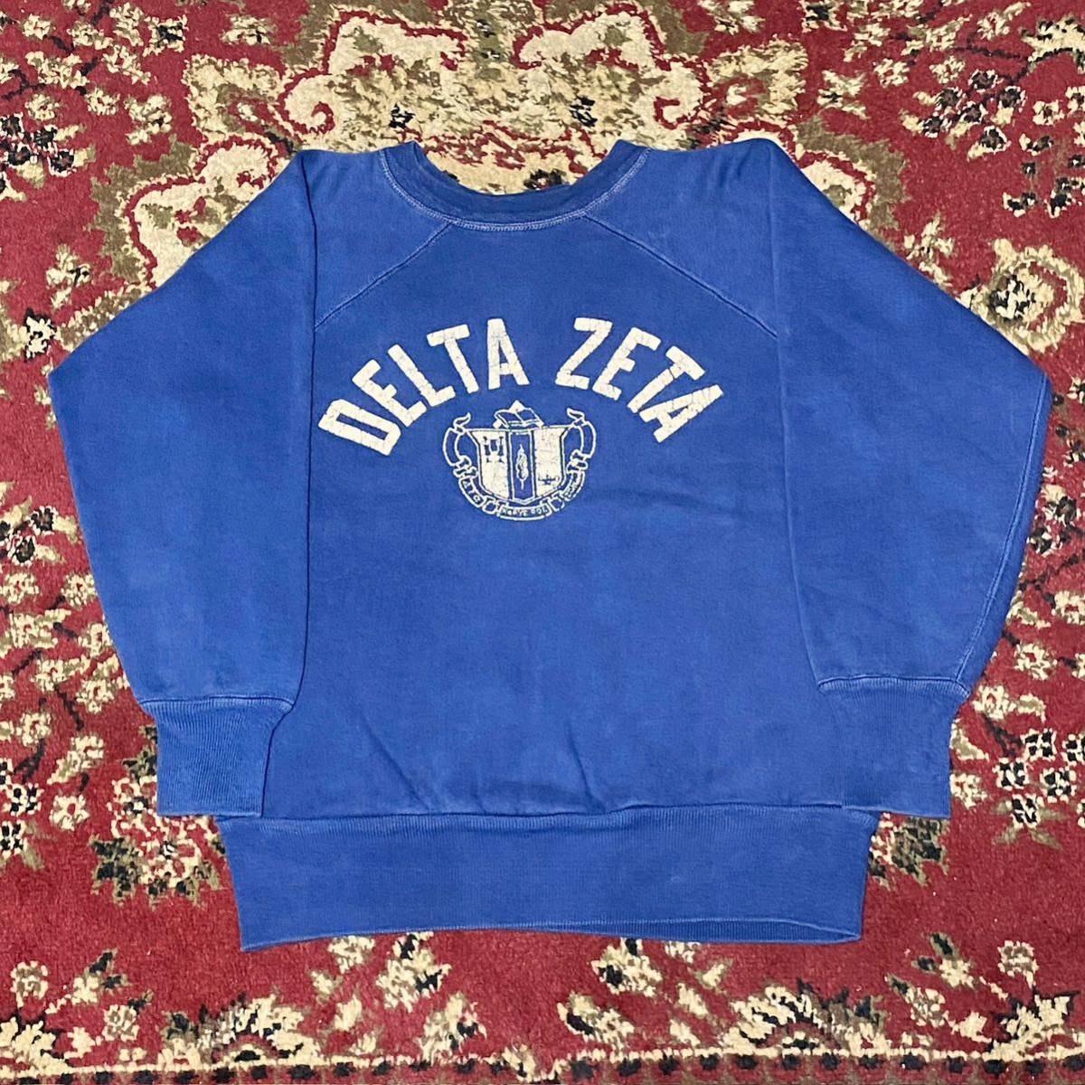 50s Champion DELTA ZETA Sweatshirt チャンピオン スウェット 小文字ランタグ ネイビー 50年代 ヴィンテージ ビンテージ vintage