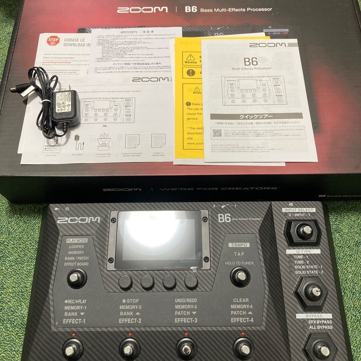 ZOOM B6 セミハードケース付き ズーム ベース マルチ ZOOM B6 セミハードケース付き ズーム ベース マルチ