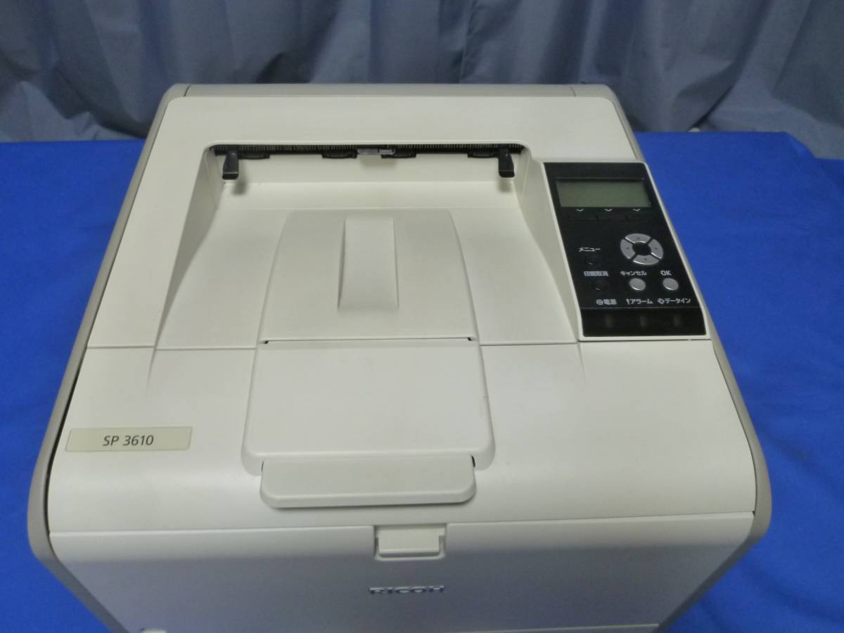 【印刷枚数：5600枚】RICOH リコー SP3610 A4モノクロレーザープリンター【テスト印字OK】_画像5