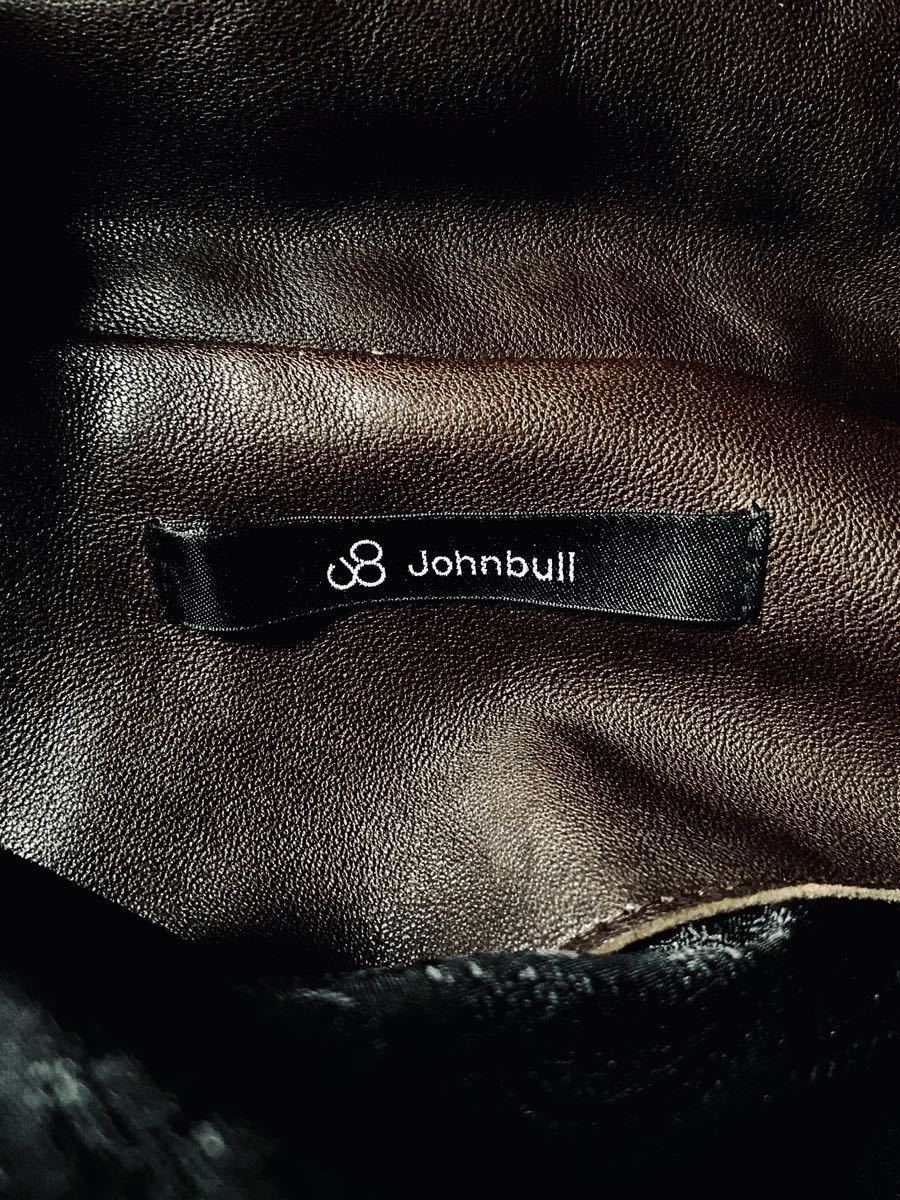 美品 正規品 Johanbull leathers （仔羊革）シープスキン ラムレザー シングルライダース ジャケット M ルイスレザー タイプ 美色ブラウン_画像5