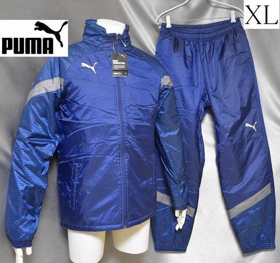 新品 XL プーマ ゴルフ puma セットアップ 上下 中綿 パテッド ウォームアップ 　撥水 保温　防風_画像1