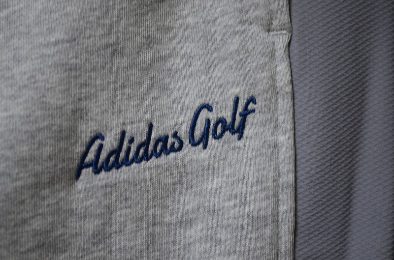 新品 88 アディダス ゴルフ adidas GOLF パンツ 綿70% カーゴパンツ スウェット素材 グレー_画像3