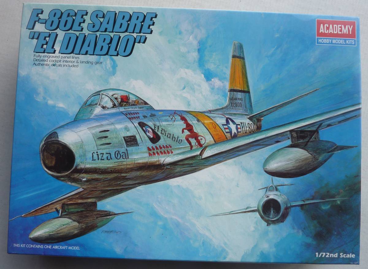 1/72 アカデミー　F-86E　EL　DIABLO_画像1