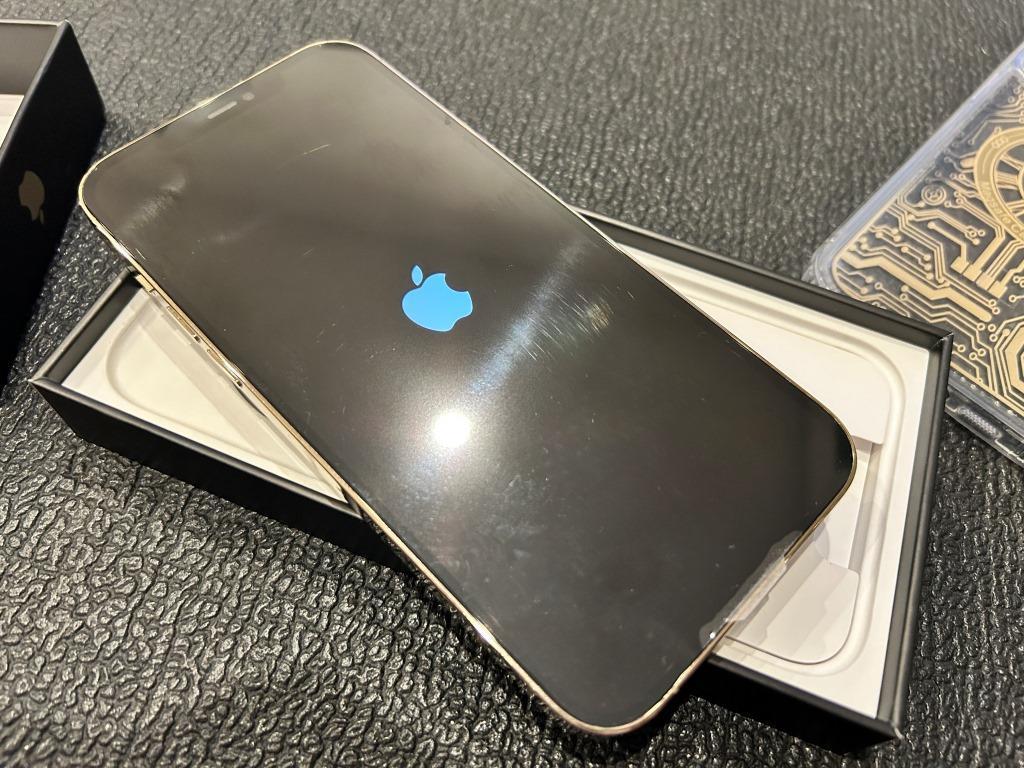 新品同様 iPhone 12 Pro Max バッテリー100％ 香港版 SIMフリー　512GB 物理デュアルSIM対応　シャッター音なし ゴールド Gold Dual sim_画像2