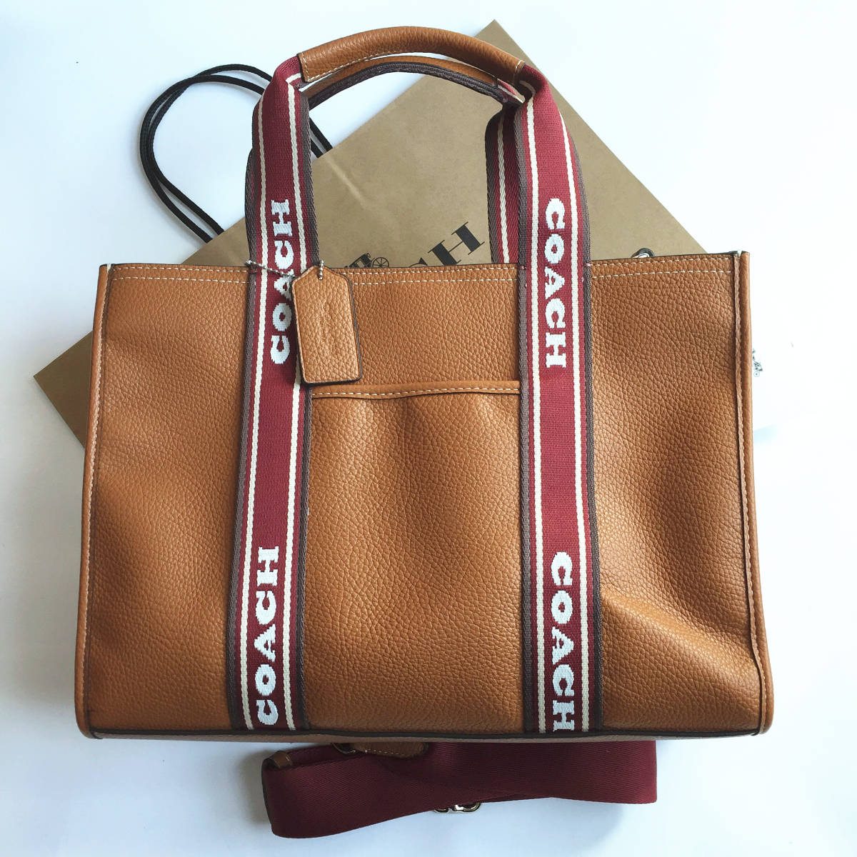 ☆新品☆コーチ/COACH バッグ CM067 PENNY MULTI トートバッグ ショルダーバッグ ハンドバッグ 2WAY スミストート レザー アウトレット品_画像1