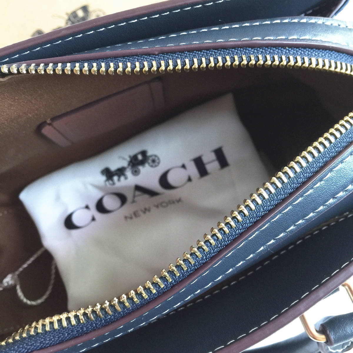 ☆新品☆コーチ/COACH バッグ CH859 デニム 手提げバッグ ショルダーバッグ ハンドバッグ クロスボディーレディース アウトレット品_画像8