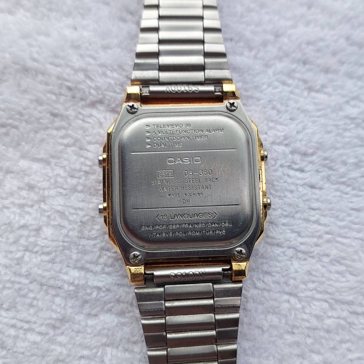 1円スタート　ジャンク腕時計　デジタル時計　カシオ　アルバ　ALBA　タイメックス　TIMEX　まとめ　３個セット　デジタル　メンズ_画像6