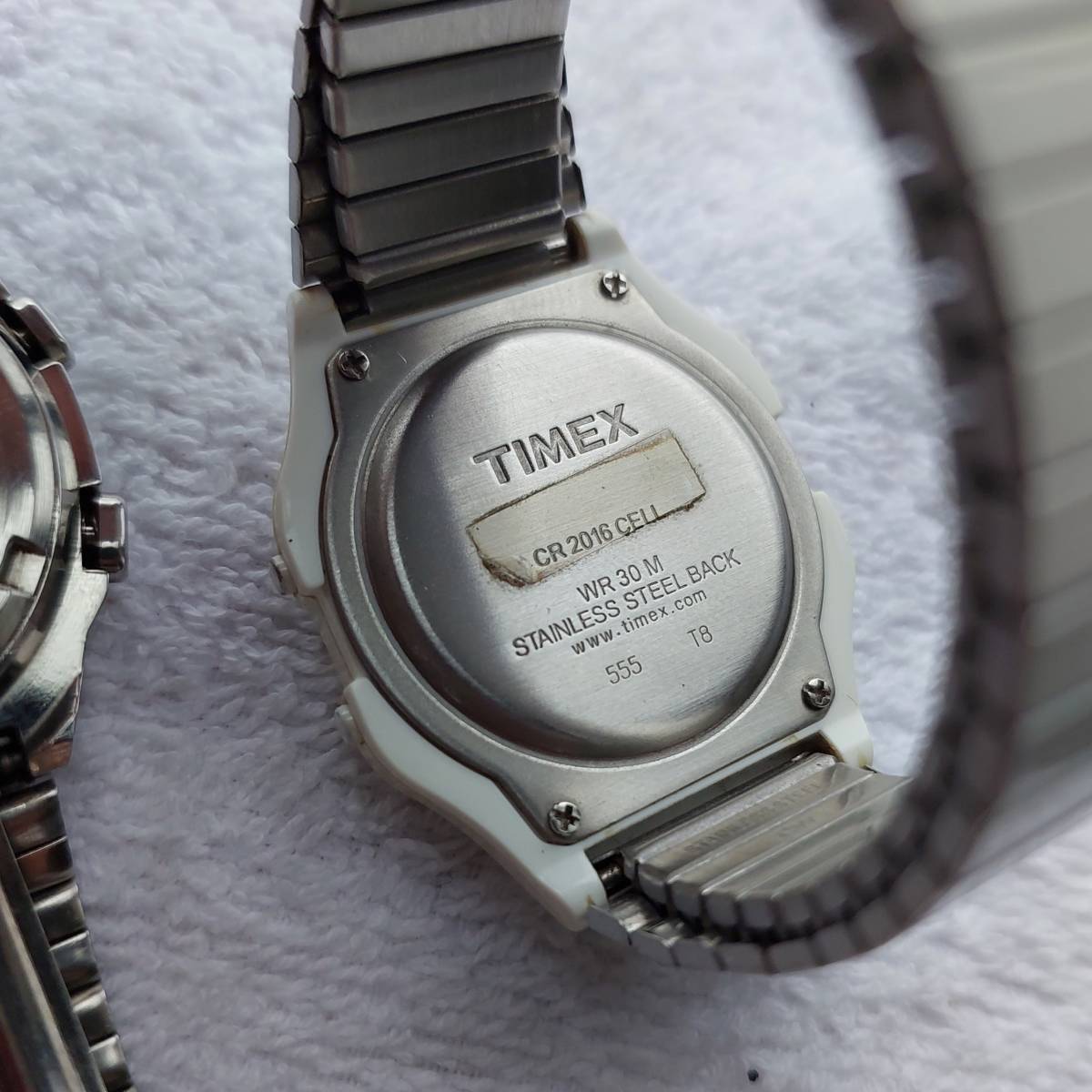 1円スタート　ジャンク腕時計　デジタル時計　カシオ　アルバ　ALBA　タイメックス　TIMEX　まとめ　３個セット　デジタル　メンズ_画像7