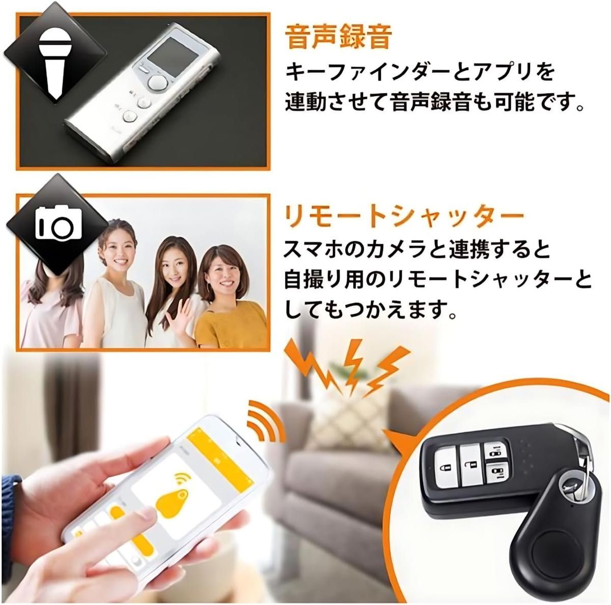 スマートトラッカー スマートタグ GPS追跡タグ 探し物 忘れ物防止タグ