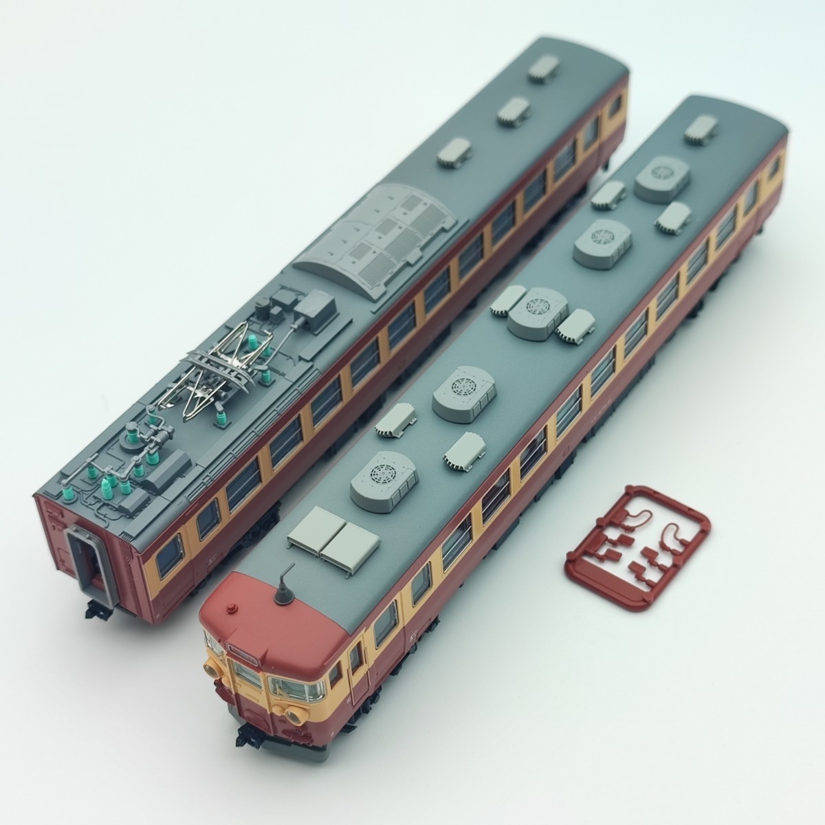 クモハ475-41 モハ474-41(T車化) KATO 10-1634/10-1635 475系 「立山・ゆのくに」バラシ品