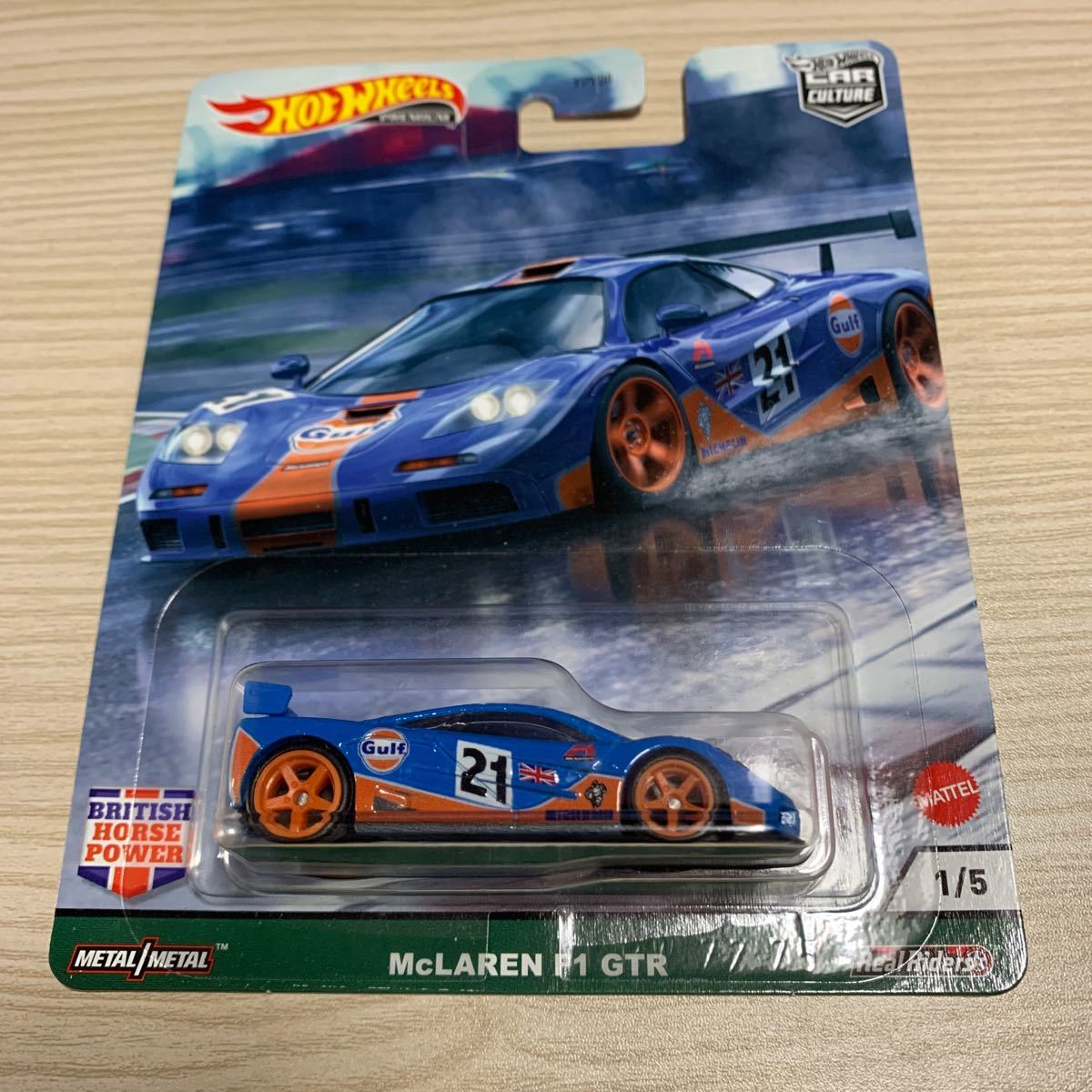 ホットウィール HOTWHEELS マクラーレン F1 GTR Gulf ガルフMcLAREN F1 GTR_画像1