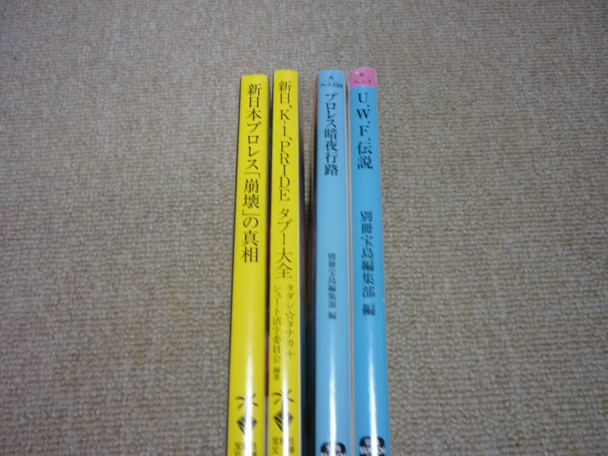 ★プロレス文庫本(宝島)４冊セット　②　★_画像6