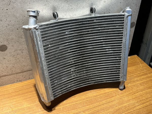  waste version decision goods! T2Racing made 2 layer radiator [ TYPE - 1 ] used NSR250R MC18 MC21 MC28 leak none 1 season use hose new goods 